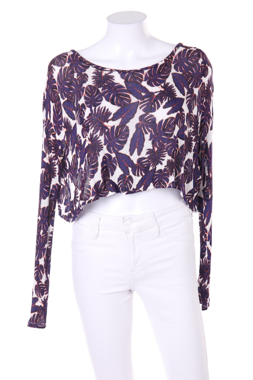 H&M DIVIDED - Oversize-Cropped-Shirt - S