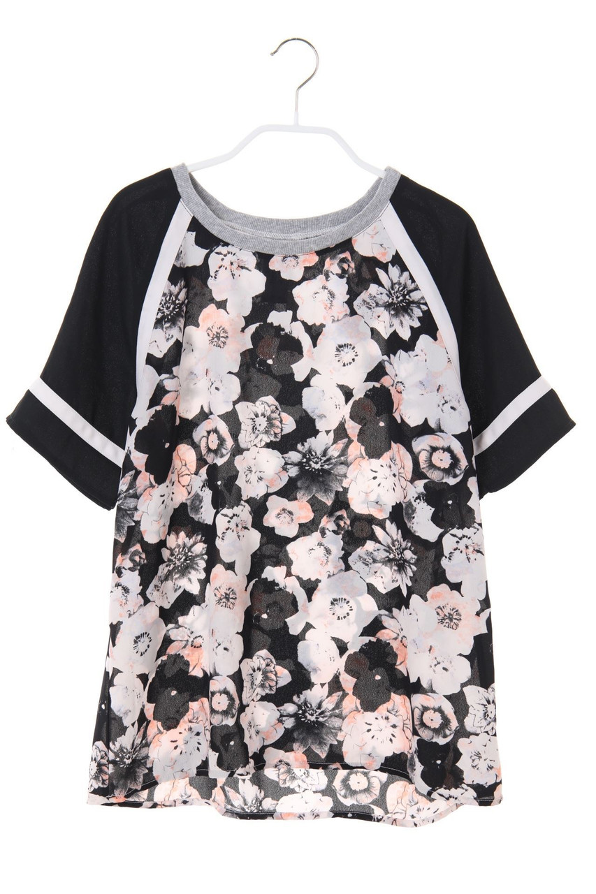 here+there C&A - Kurzarm-Bluse mit floralem Muster - 158