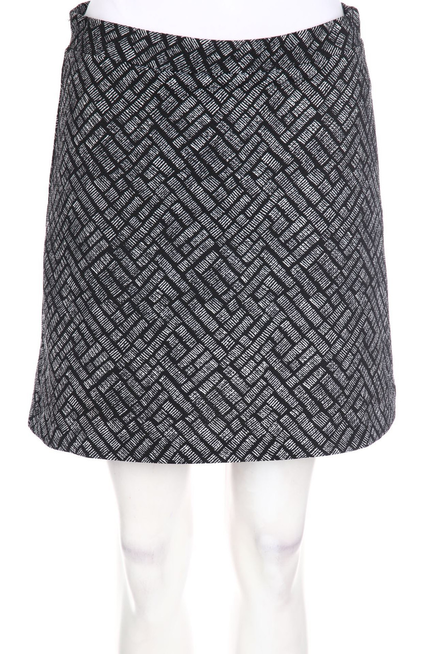 H&M - Minirock in A-Linie mit geometrischem Muster - S