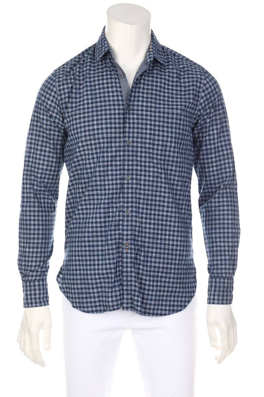 BOSS HUGO BOSS - kariertes Hemd aus Baumwolle - S