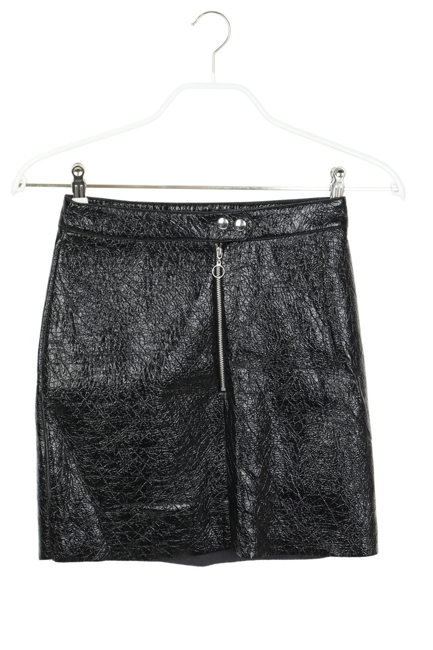 CLOCKHOUSE by C&A - Coated-Minirock mit Zipper - XS