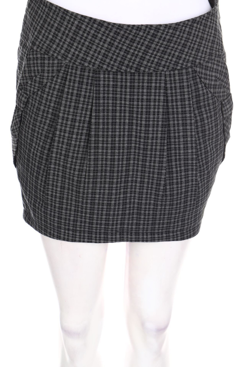 AMISU - Minirock mit Karo-Muster - D 36