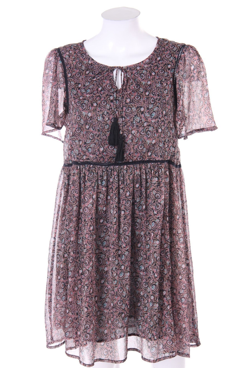 AVANT PREMIERE - Muster-Kleid mit Quasten - D 36