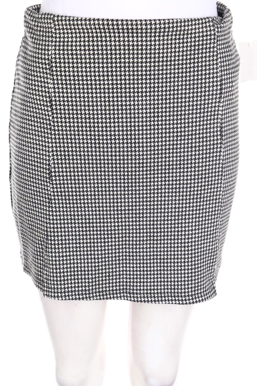 PULL&BEAR - Minirock mit Hahnentritt-Muster - M