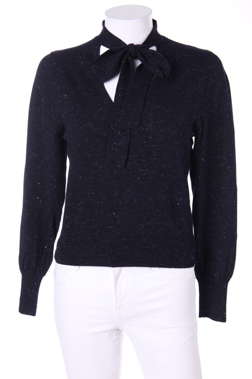 ZAPA - Glitzer-Strick-Pullover - D 32