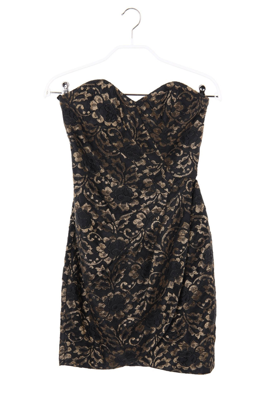 H&M DIVIDED - Party-Kleid aus Spitze in Wickel-Optik - D 34