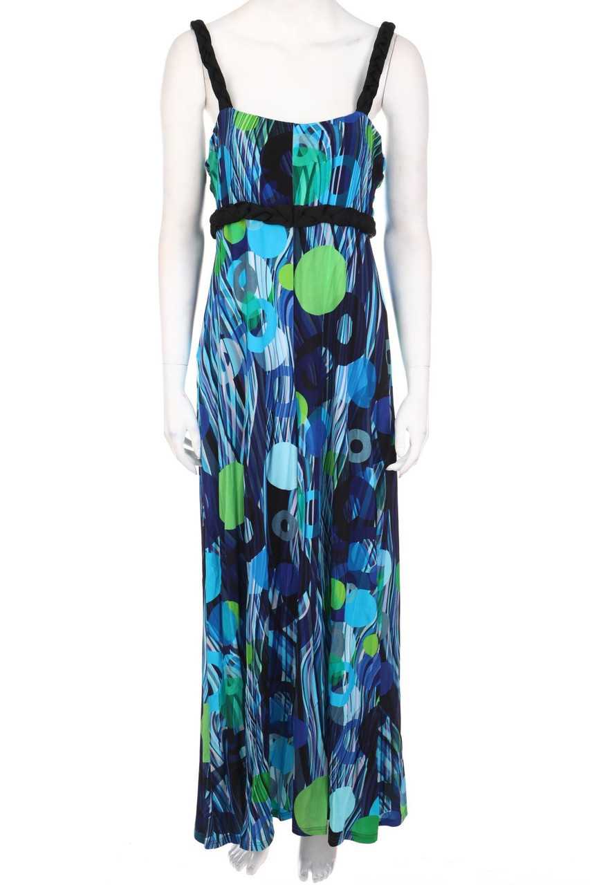 NICOWA - Maxi-Kleid aus Jersey mit Print - D 44