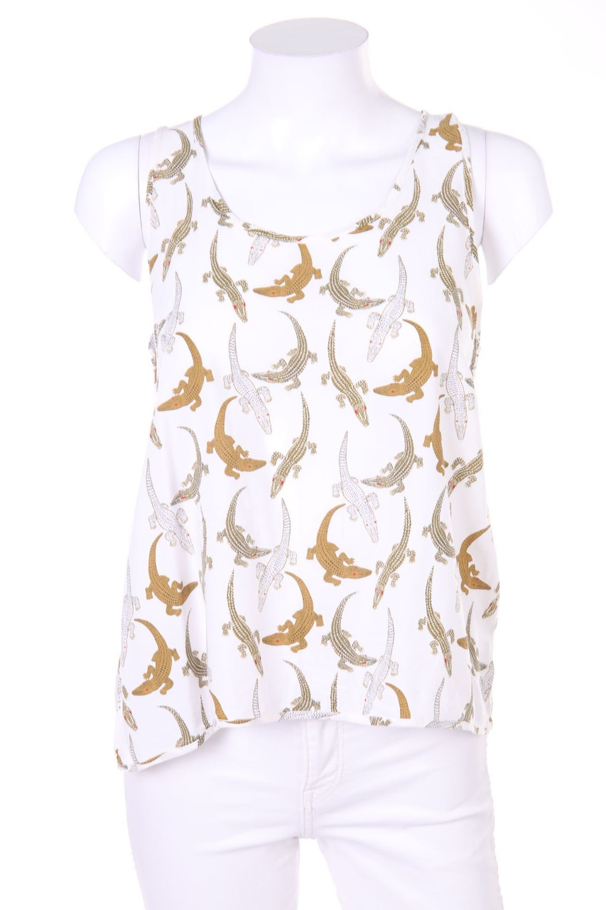 H&M - Blusentop mit Print - D 36