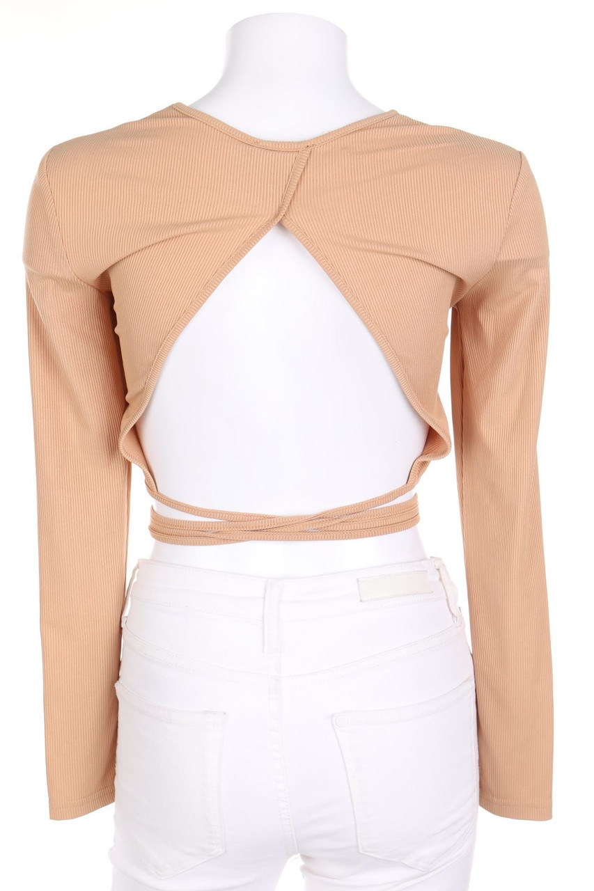 SHEIN - Cropped-Shirt mit Schnürung - XS