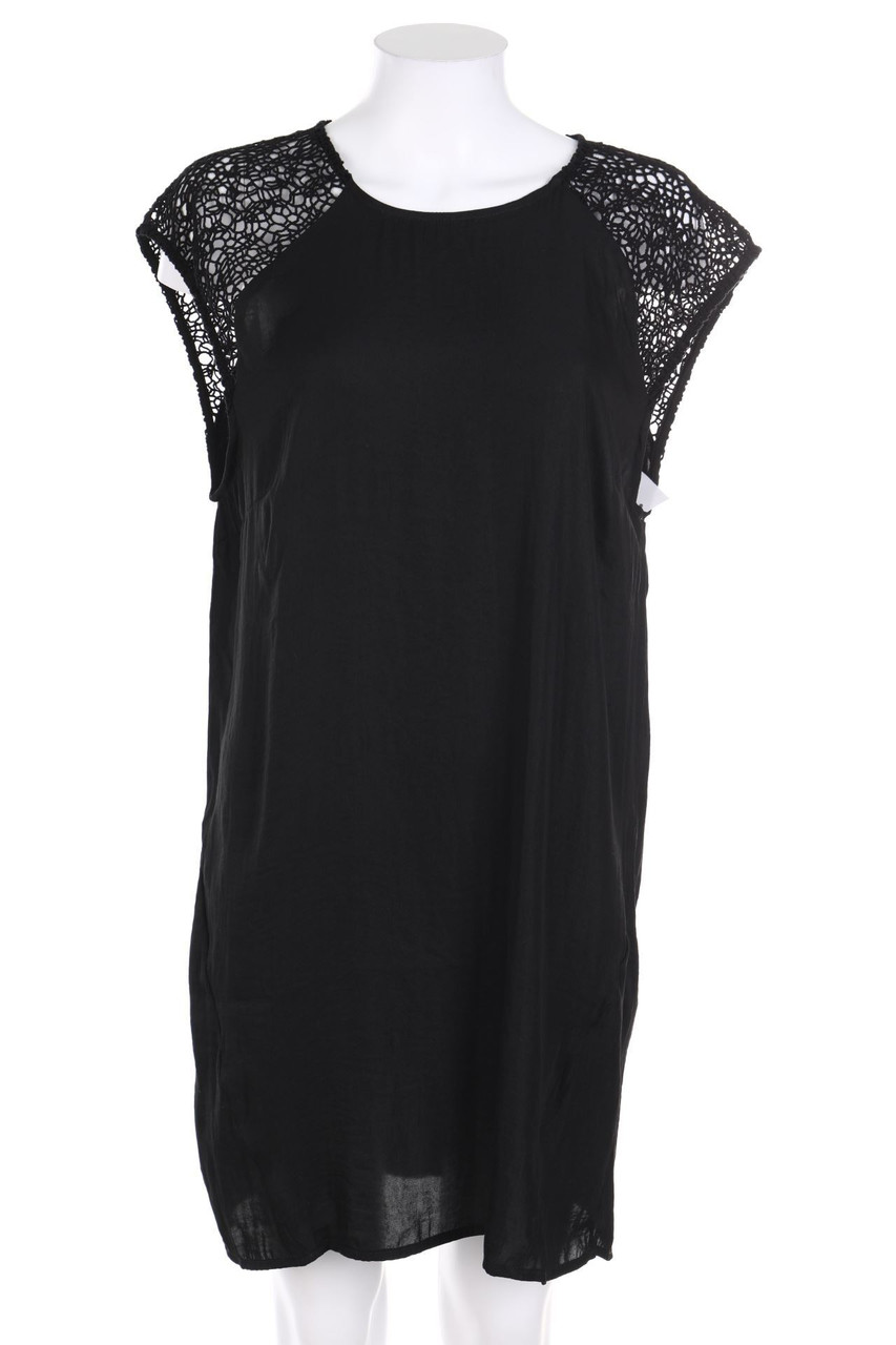 MOSS COPENHAGEN - Kleid mit Lochstrick-Details - M