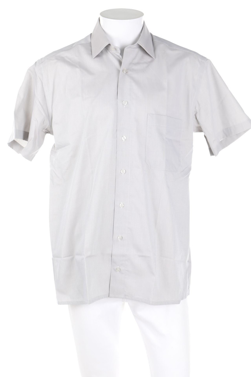 metzler - Kurzarm-Hemd Casual uni - 40