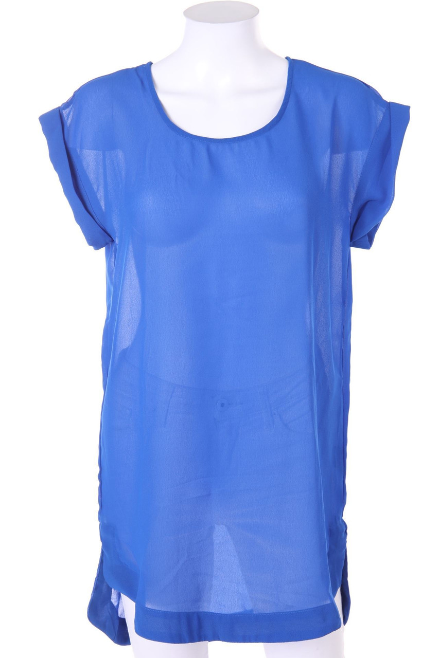 H&M - Oversize-Long-Bluse mit überschnittener Schulter - D 34