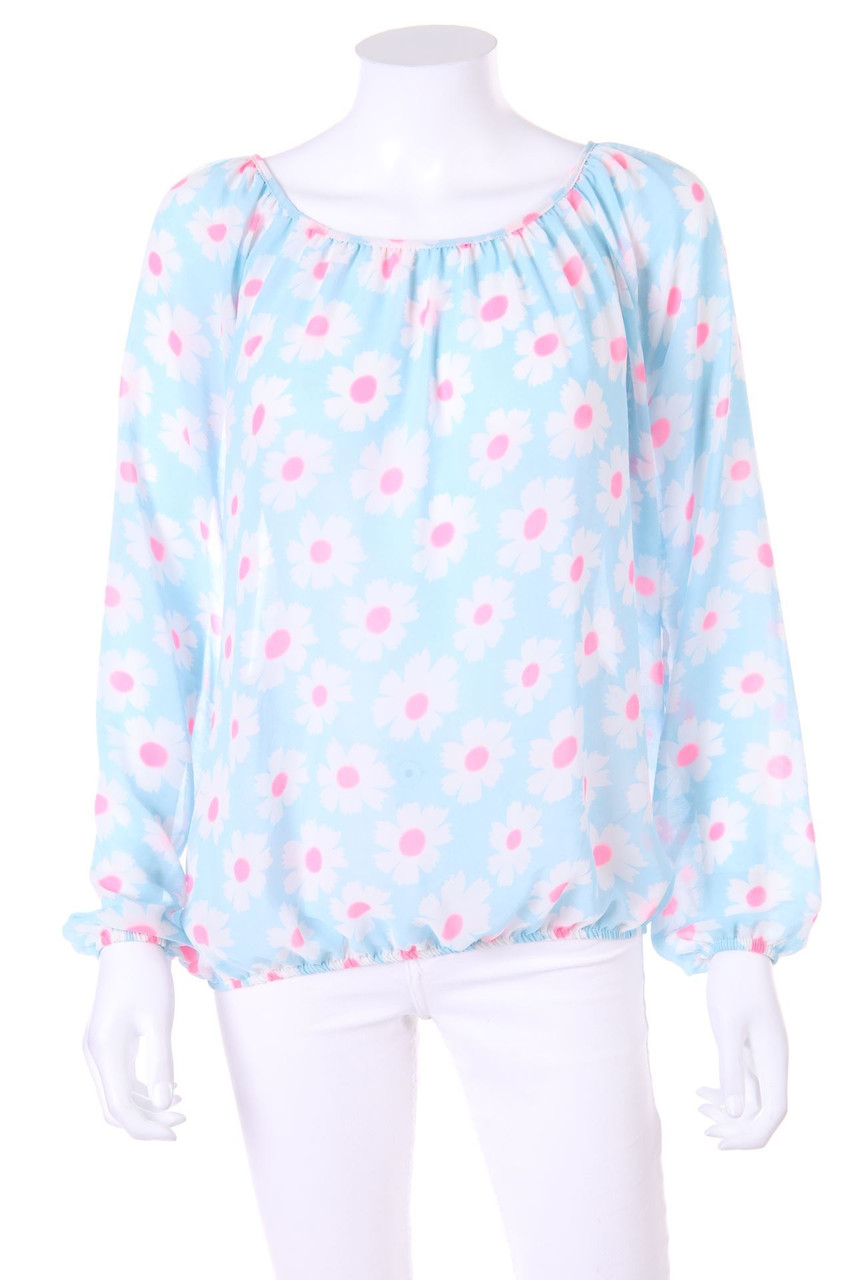 TODAY - Bluse mit Blumen-Print - M