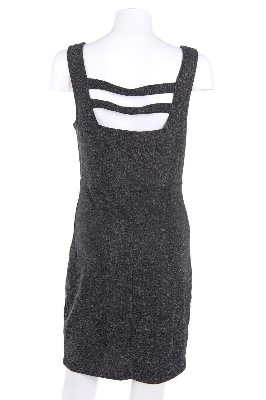 zebra - Party-Kleid mit Metallic-Effekt - L