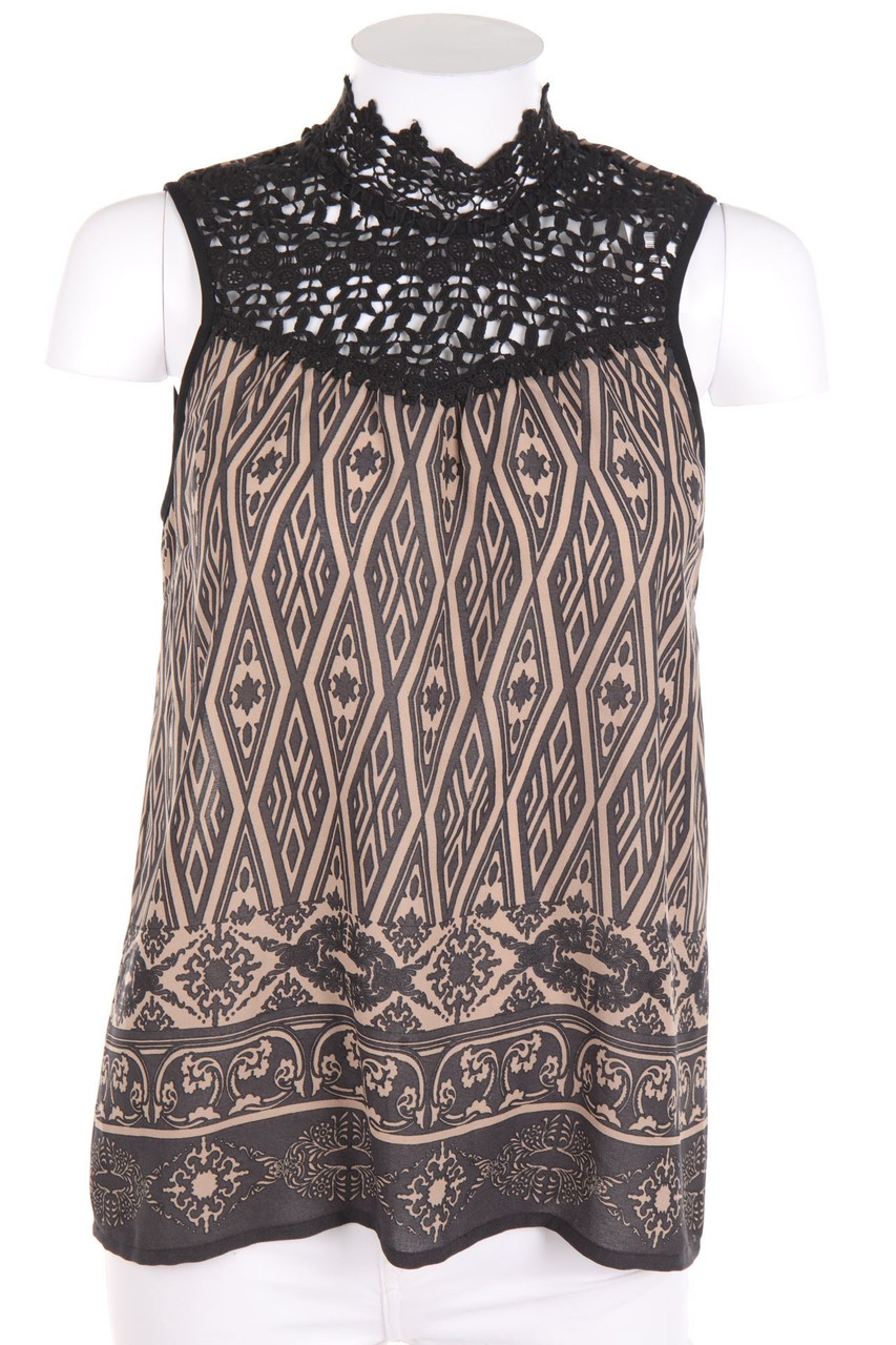 VERO MODA - Blusentop mit Häkelspitze - XS