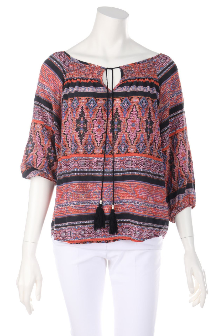 KACHEL - Tunika-Seiden-Bluse - D 36