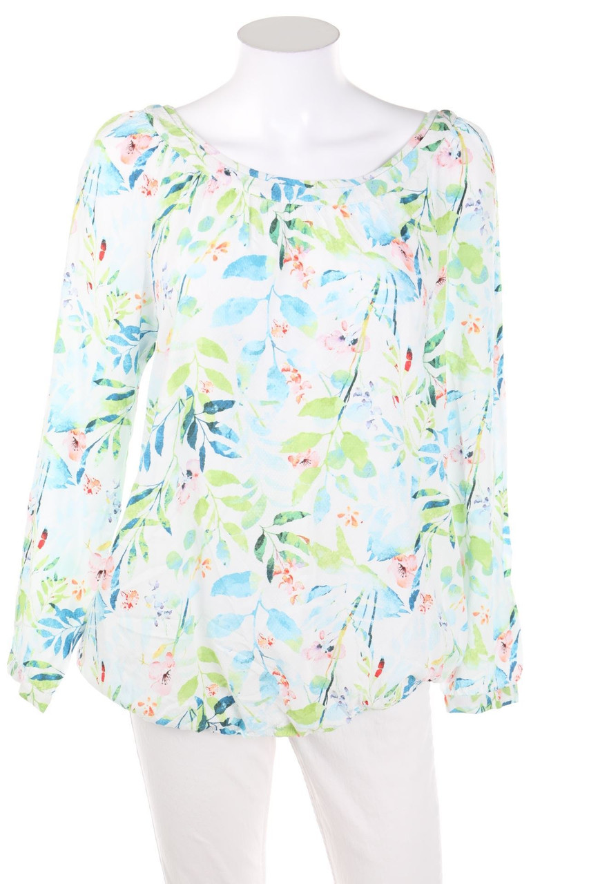 s.Oliver - Bluse mit Blumen-Print - D 38