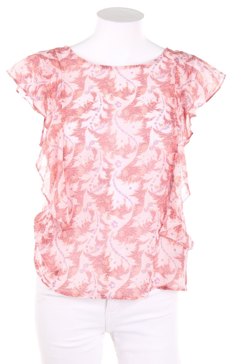 TALLY WEiJL - Volant-Bluse mit Muster - D 40