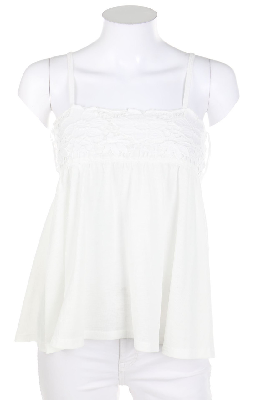 ZARA - Träger-Top mit Spitze - S