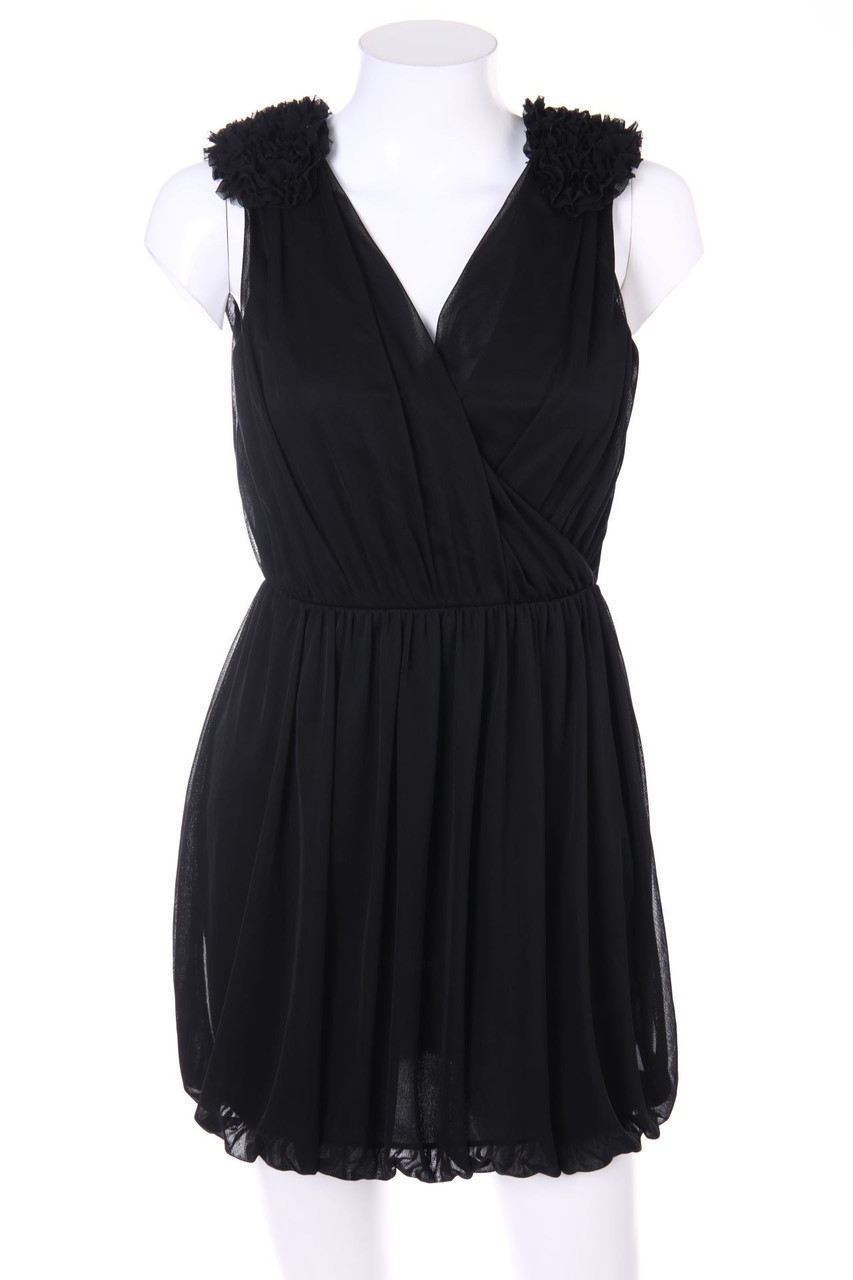 H&M - Party-Kleid in Wickel-Optik mit Applikationen - XS