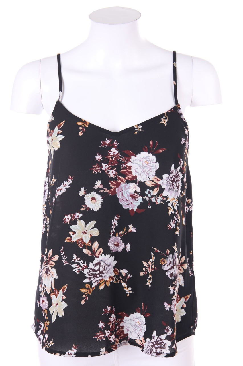 zebra - Chiffon-Top in A-Linie mit Blumen-Print - XS