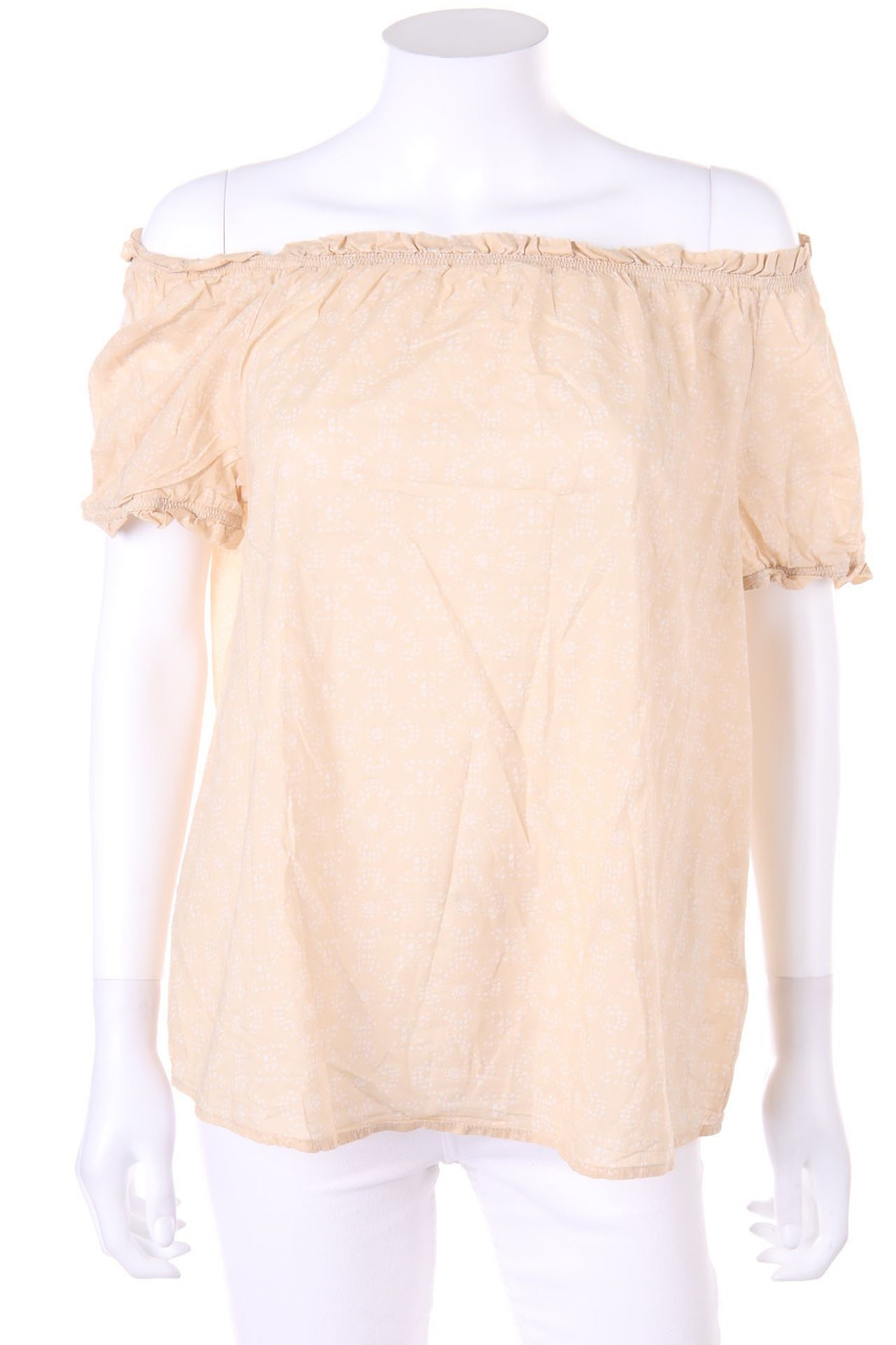 Yessica by C&A - Carmen-Kurzarm-Bluse mit Muster - D 42