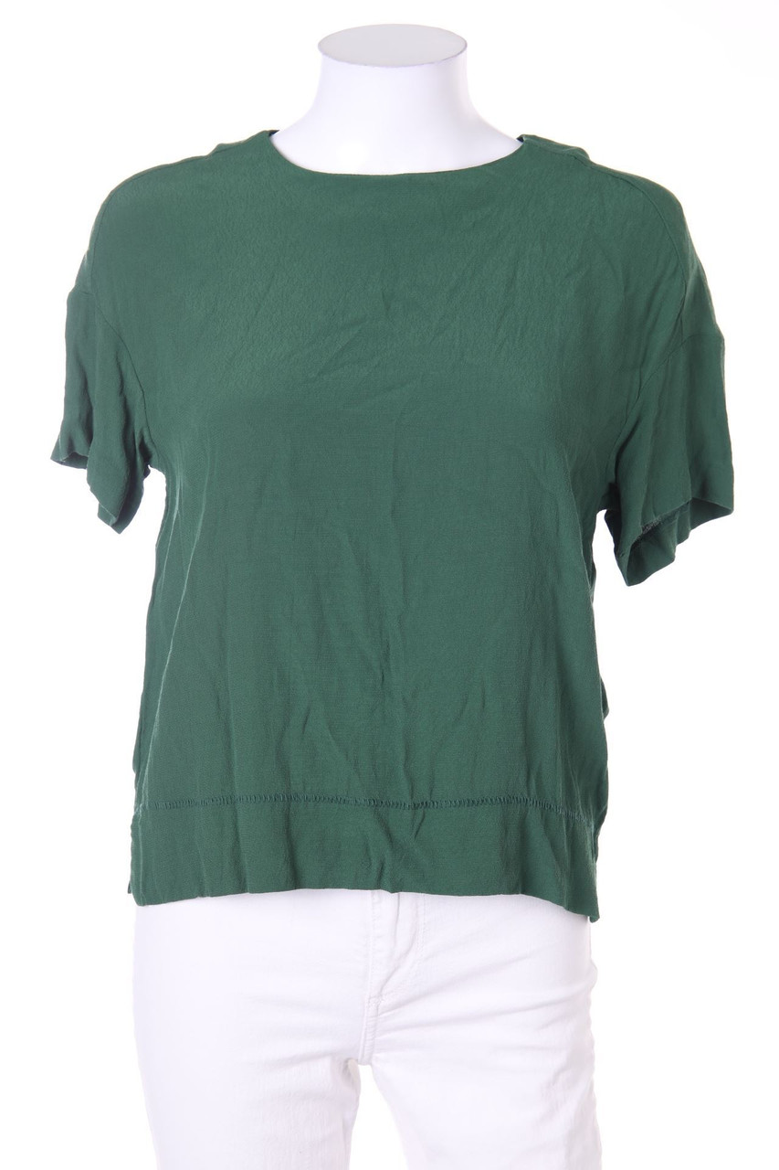 H&M - Kurzarm-Bluse mit überschnittener Schulter - D 34