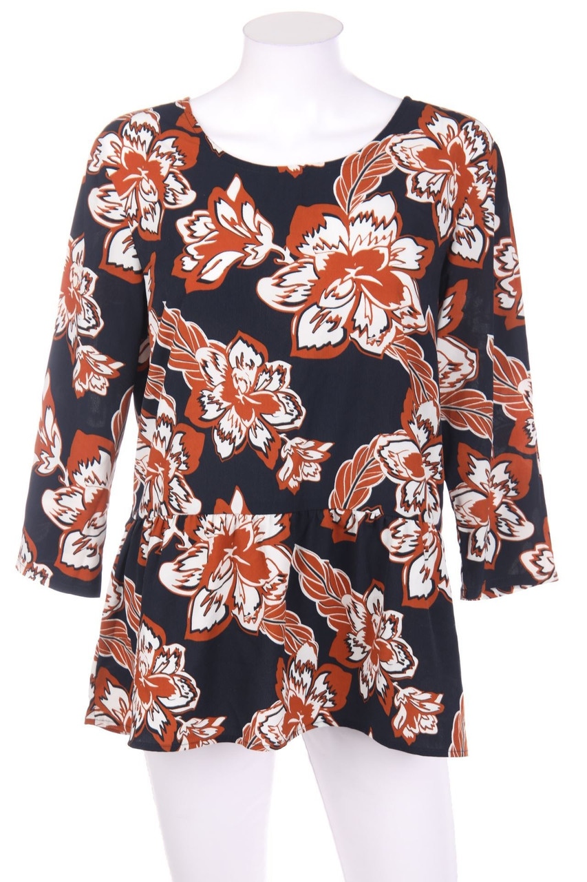 esmara - Volants-Bluse mit Blumen-Print - D 44