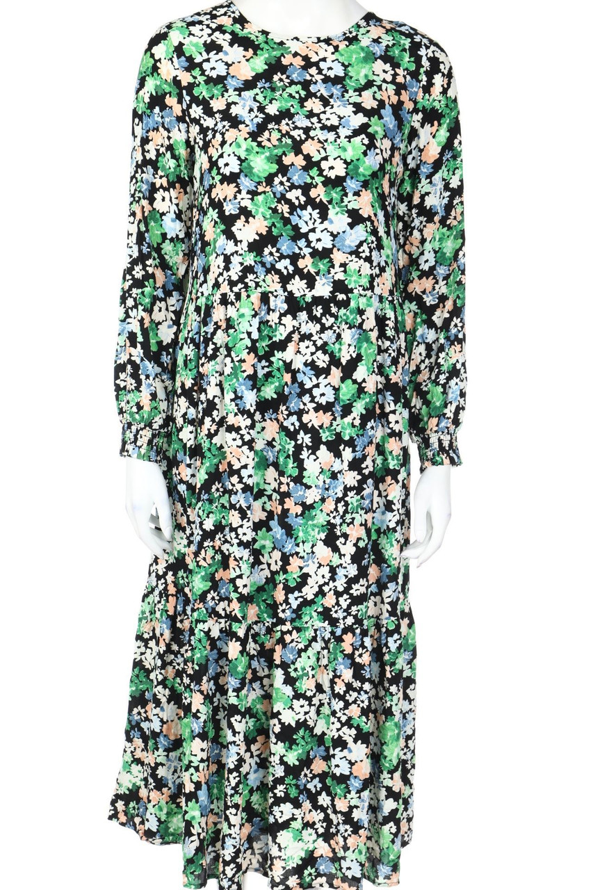 H&M - Maxi-Kleid mit Blumen-Print - XS