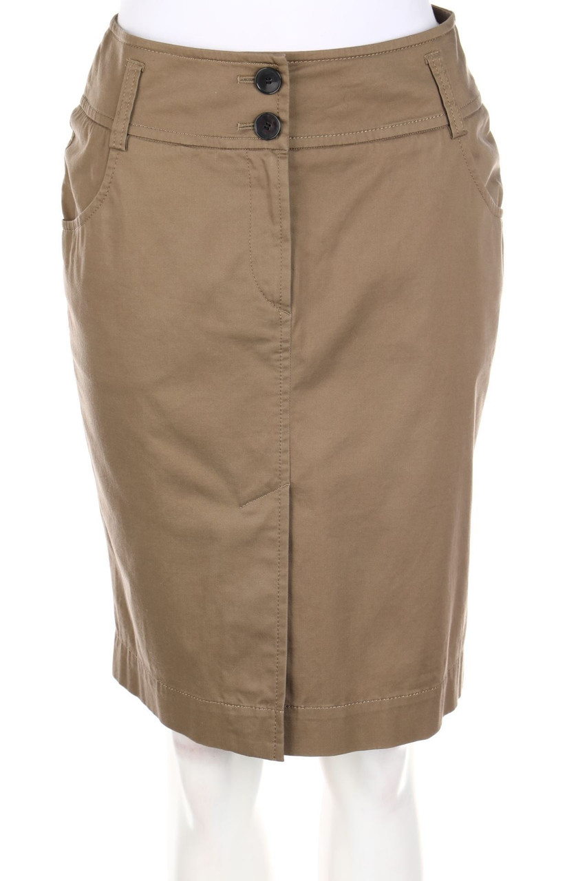 ST.EMILE - Rock mit Schlitz aus Baumwoll-Mix - D 34