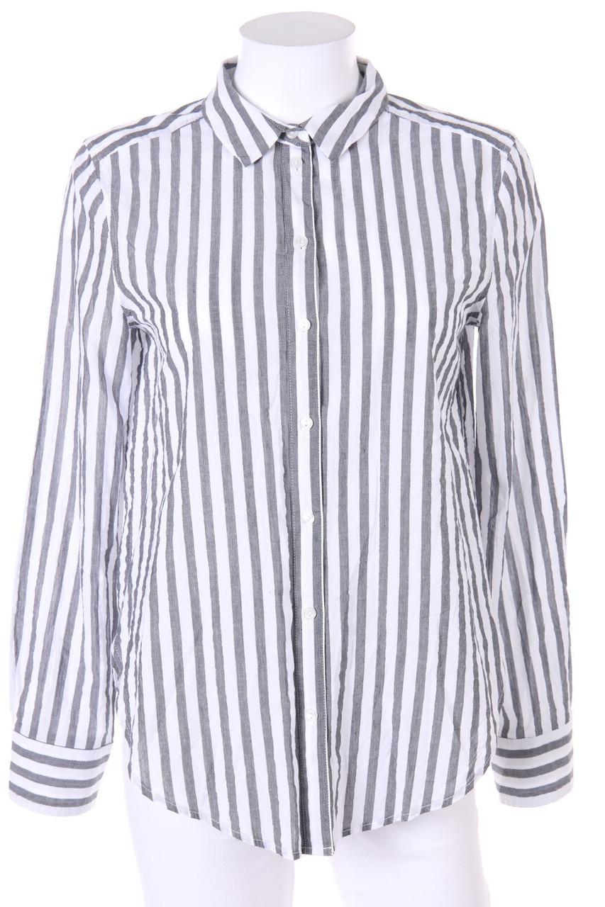 H&M - Hemd-Bluse mit Metallic-Effekt - D 34