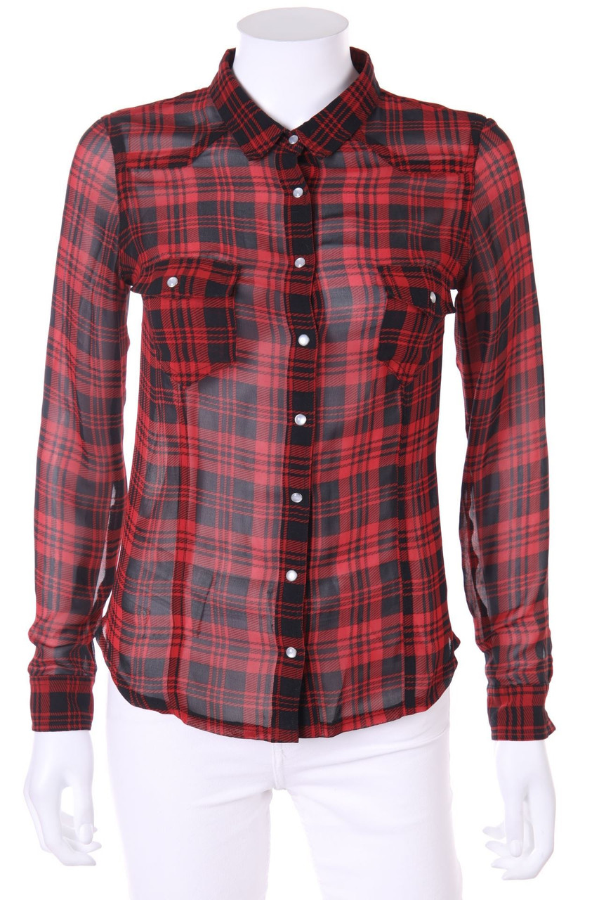 VERT de RAGE - Hemd-Bluse mit Karo-Muster - S