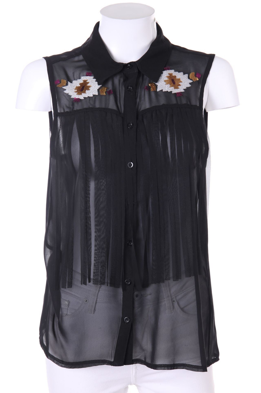 TALLY WEiJL - Blusentop mit Pailletten - D 36