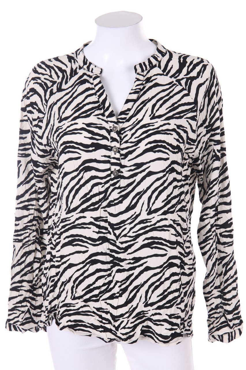 PUBLIC - Bluse mit Animal-Print - L