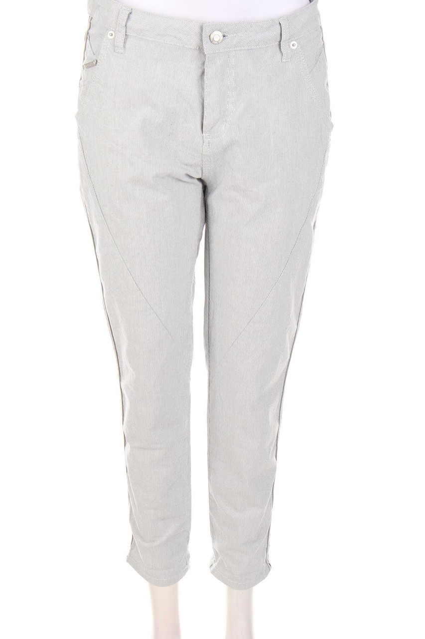 OPUS - Cropped-Hose mit Galonstreifen - D 36