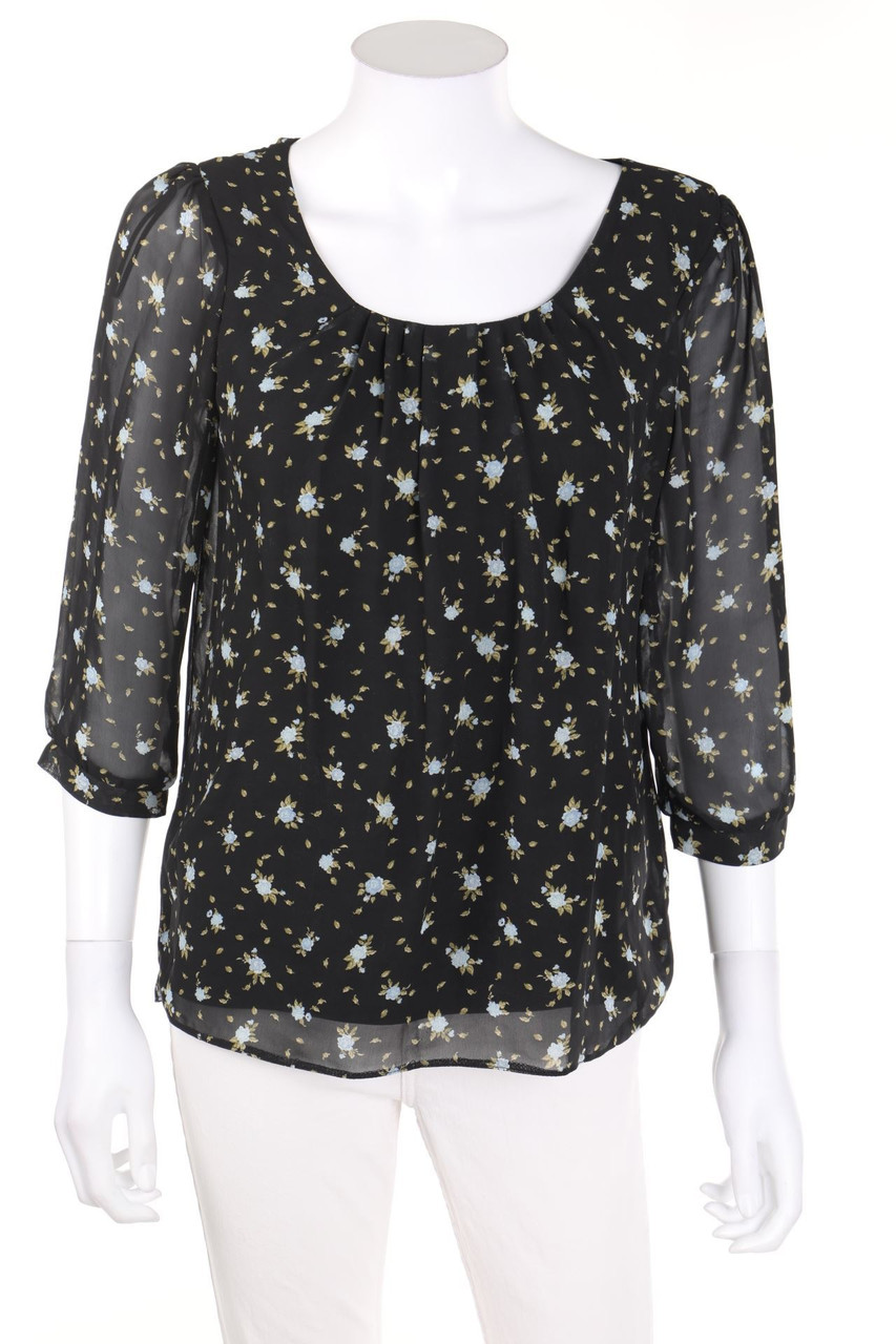 CLOCKHOUSE by C&A - Bluse mit 3/4-Ärmel mit Blumen-Print - D 34