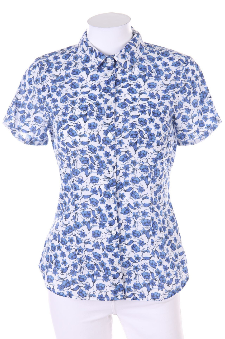 H&M LOGG - Hemd-Bluse mit Blumen-Print - D 38
