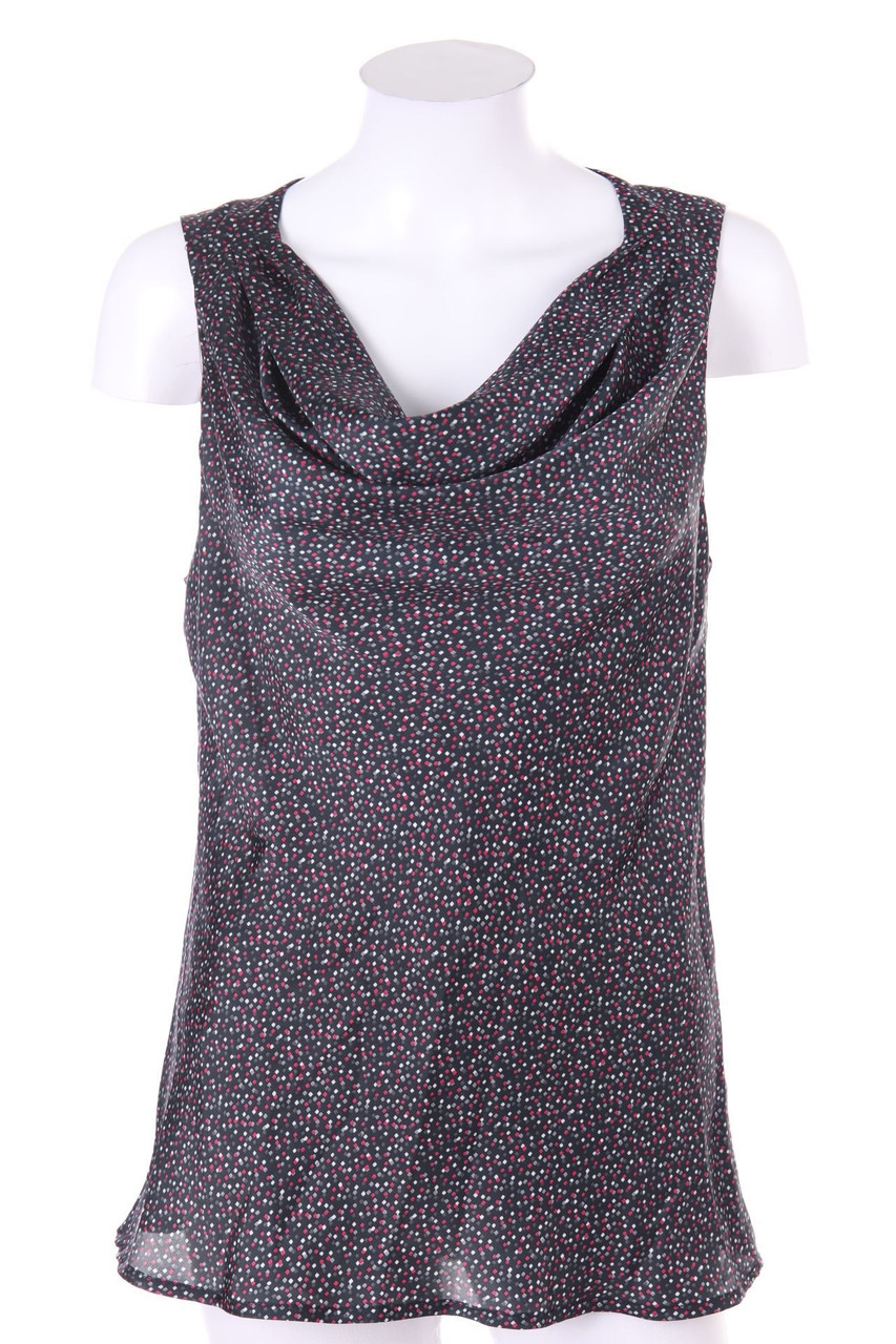 CAMAÏEU - Blusentop mit Wasserfall-Ausschnitt - S