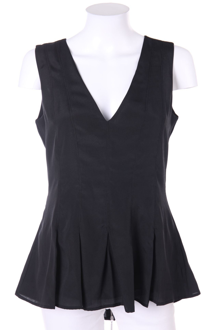 H&M - Vokuhila-Blusentop mit Zipper - D 38