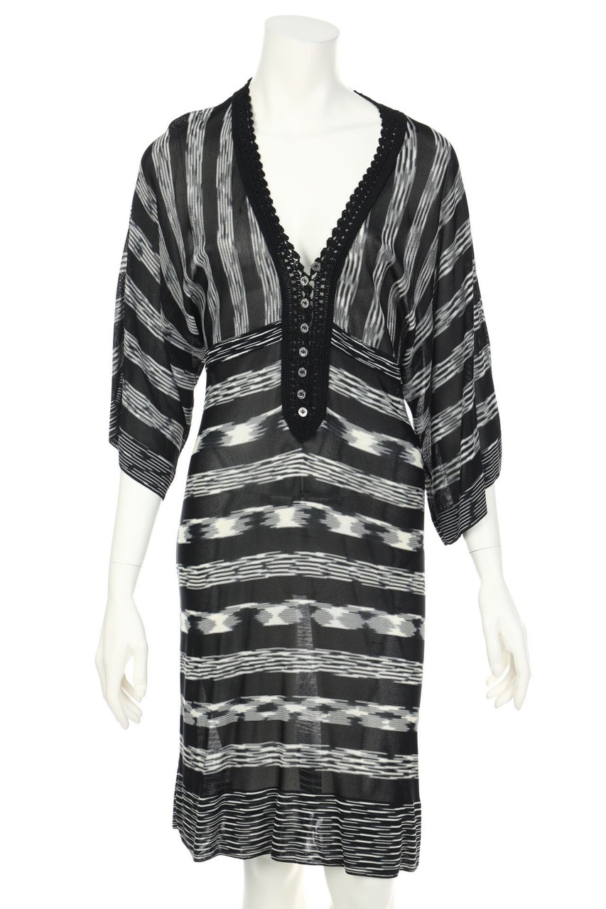 KAREN MILLEN - Strickkleid mit Batwing-Ärmeln - D 30-32