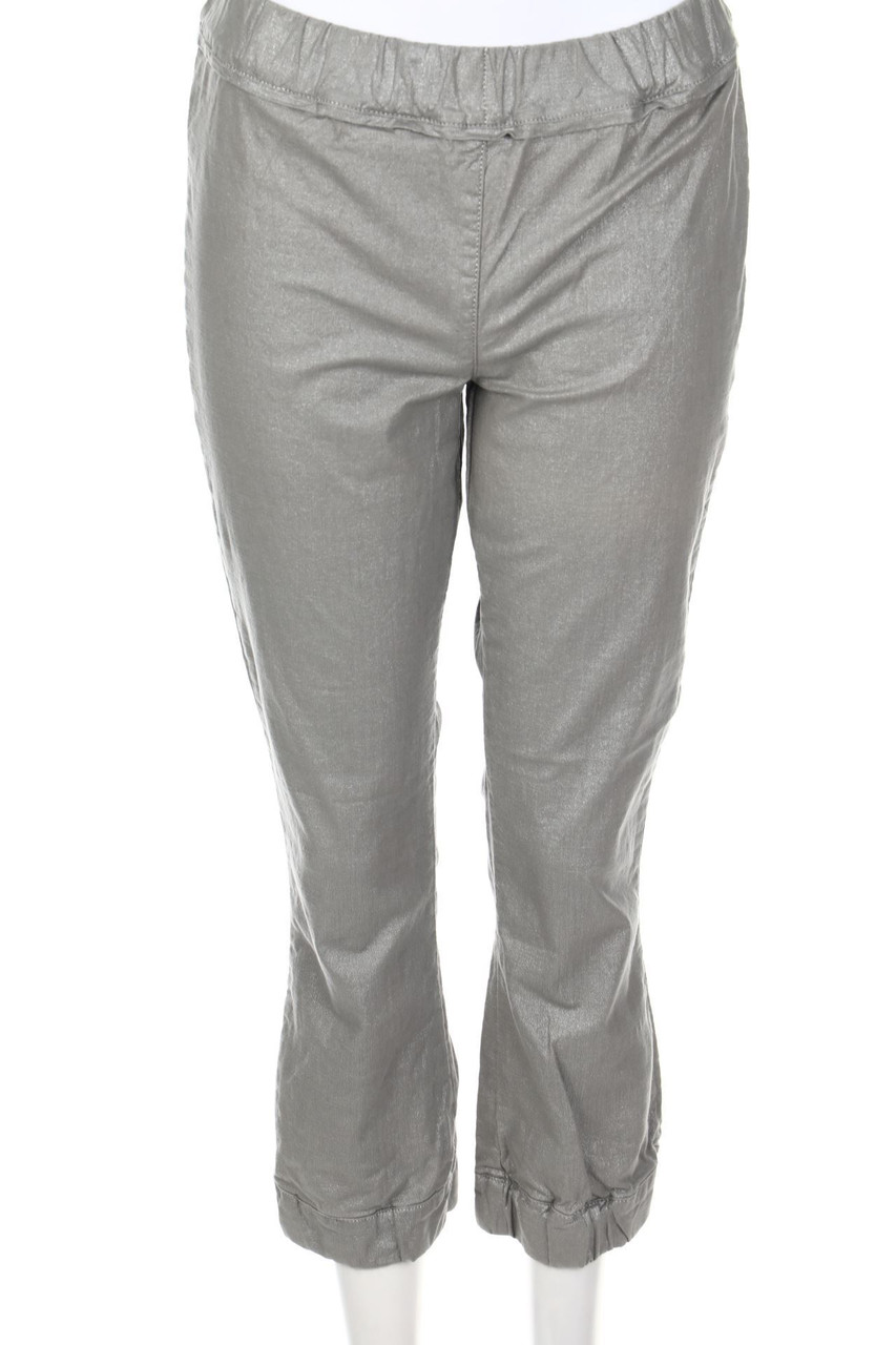 Cream - Cropped-Leggings mit Glitzer - ONE SIZE