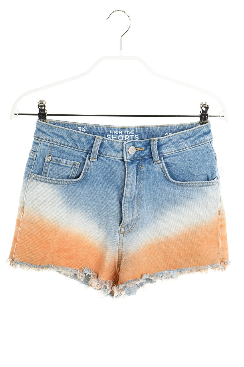CLOCKHOUSE by C&A - Denim-Hotpants mit Fransen - D 34