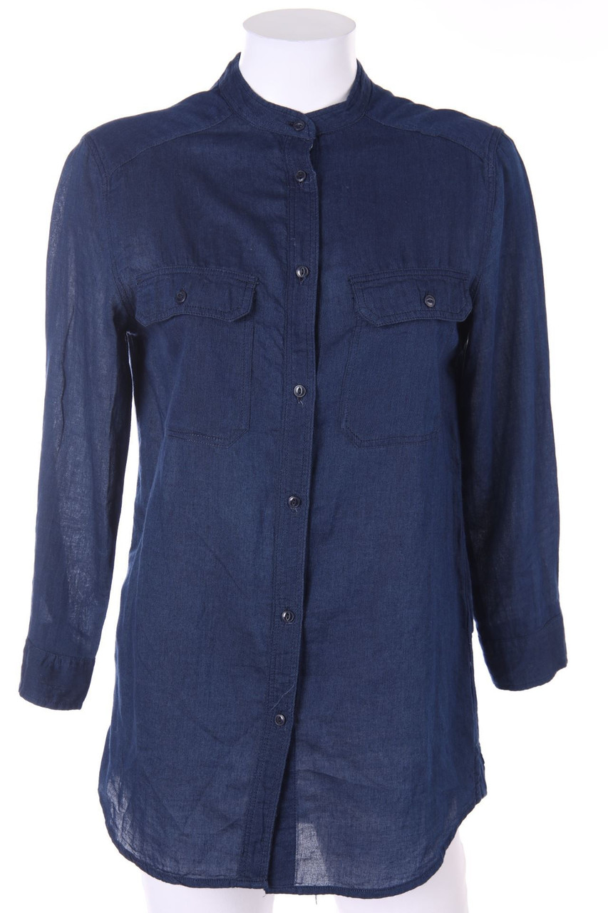 H&M - Hemd-Bluse in Denim-Optik - D 34