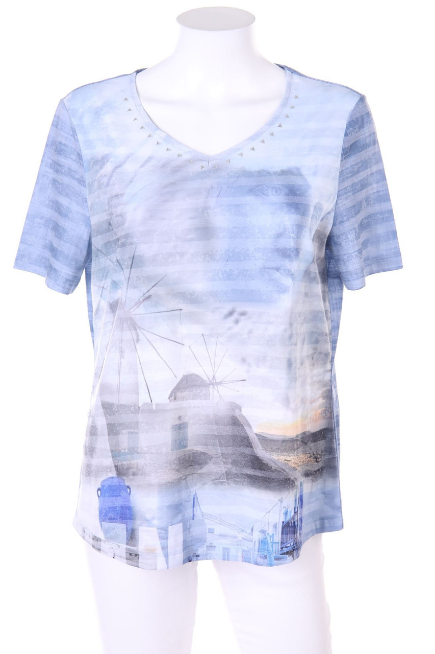 BONITA - Kurzarm-Shirt mit Print - M
