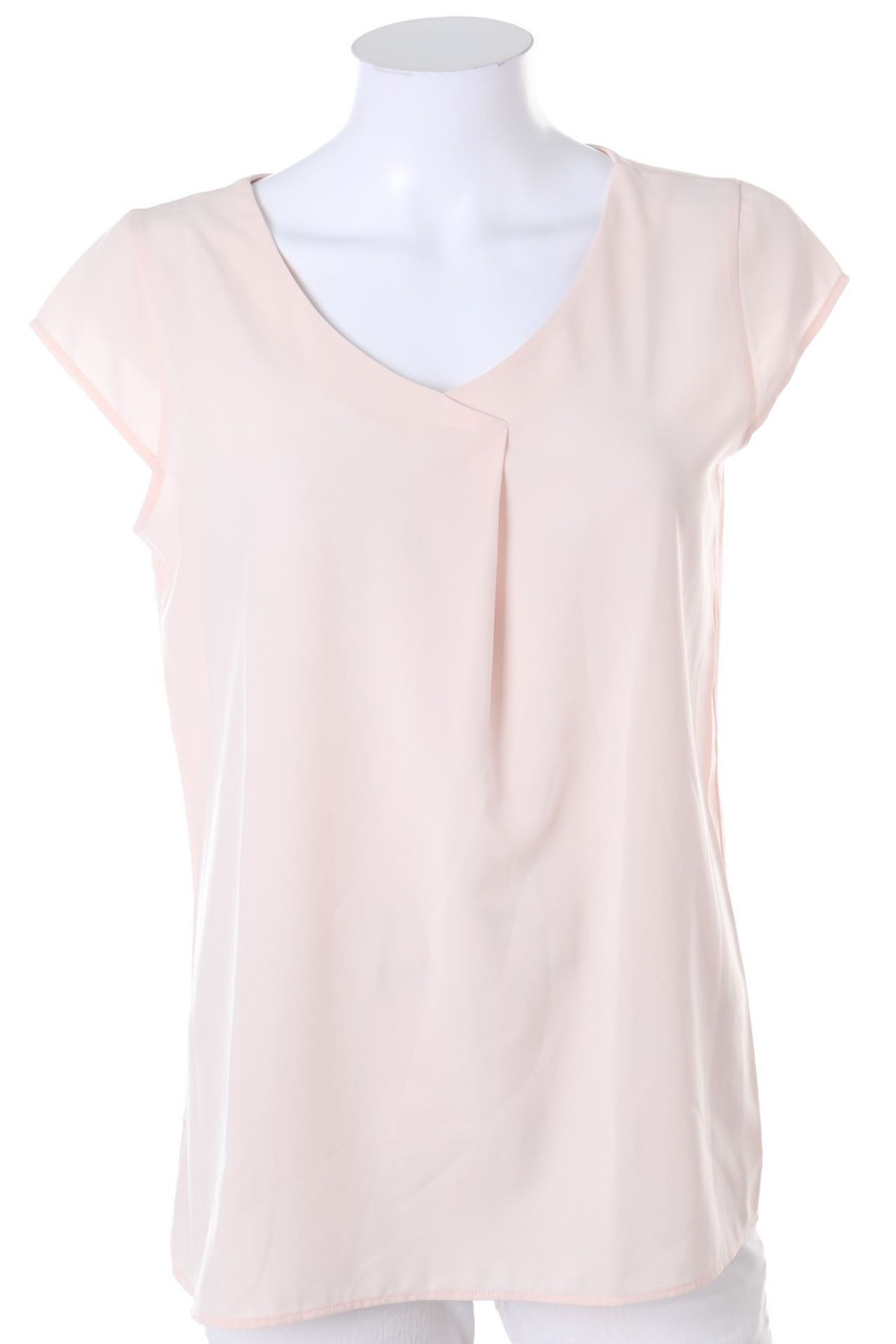 s.Oliver PREMIUM - Kurzarm-Bluse mit Falte - D 36