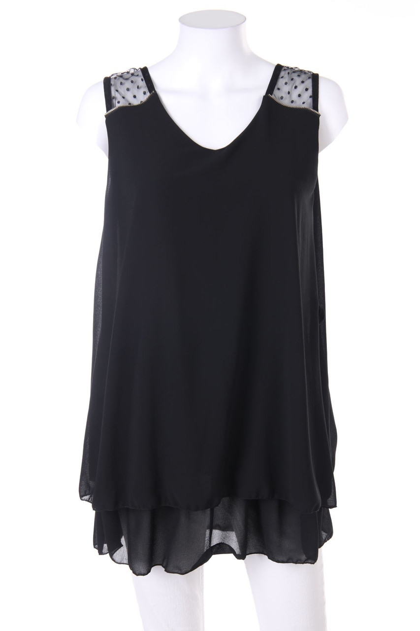 ambra - Blusentop im Layer Look - M