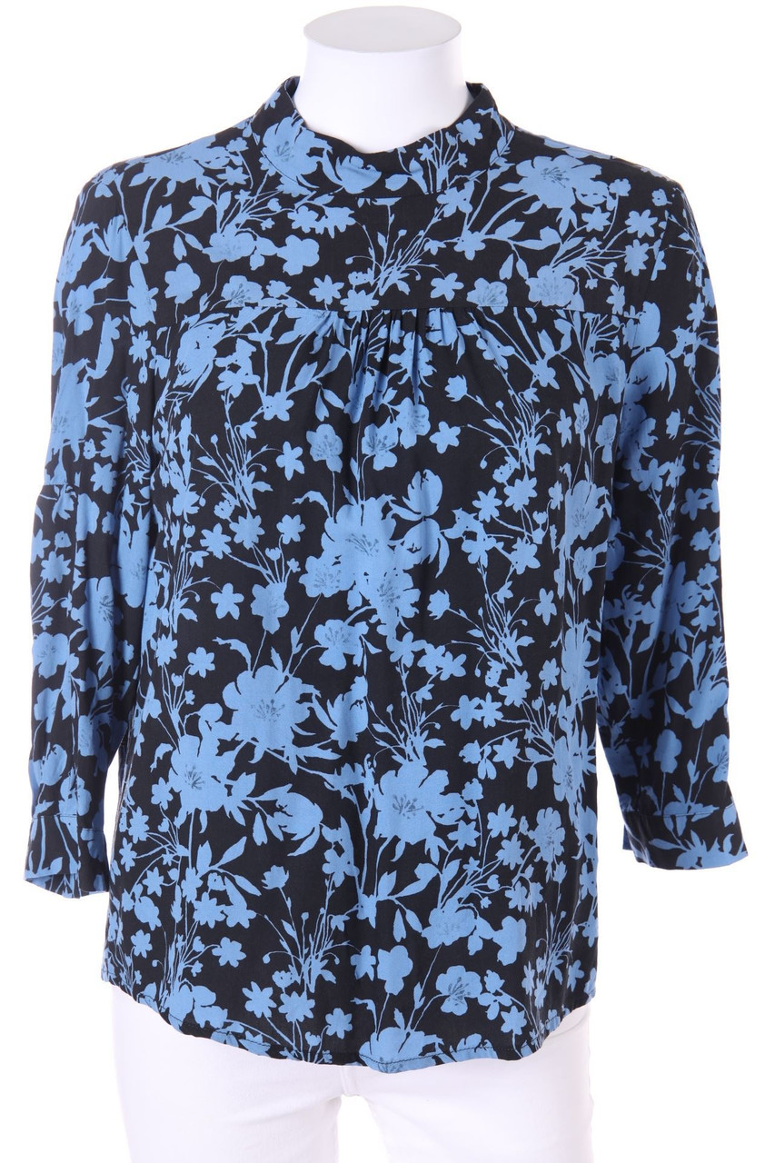 RESERVED - Bluse mit 3/4-Ärmel mit Blumen-Print - D 34