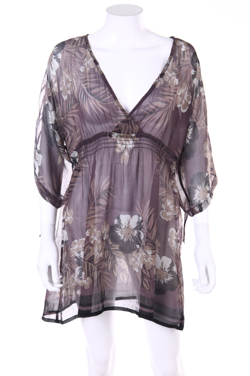 VERO MODA - Chiffon-Kleid mit Kimono-Ärmeln - S