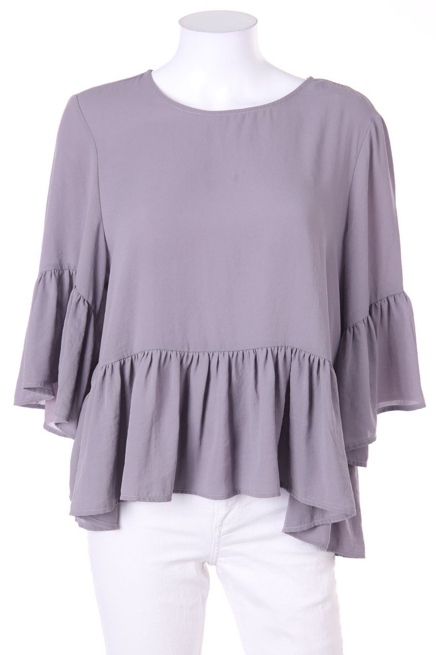 VERO MODA - Volants-Bluse mit 3/4-Ärmel - XS