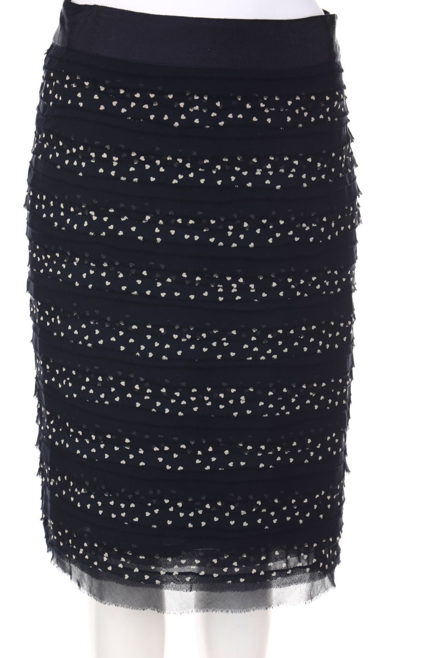 Ohne Label - Rock im Layer Look mit Print - D 36